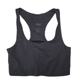 Girlfriend Collection Sports Bra Green Gray Black Womens Small Racerback