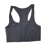 Girlfriend Collection Sports Bra Green Gray Black Womens Small Racerback