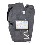 Calvin Klein Performance Jogger Sweatpants Gray White Womens Small Drawstring