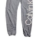 Calvin Klein Performance Jogger Sweatpants Gray White Womens Small Drawstring