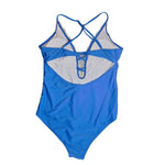 Cupshe Swimsuit Blue Lace One Piece Womens Plus Size XXL