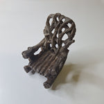 Dollhouse Furniture Miniatures Rocking Chair Table Teapot Clay Lightweight