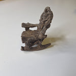 Dollhouse Furniture Miniatures Rocking Chair Table Teapot Clay Lightweight