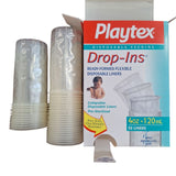 Playtex Drop Ins Disposable Liners 4 Ounces Collapsible Feeding 90s Opened 37 Count