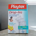 Playtex Drop Ins Disposable Liners 4 Ounces Collapsible Feeding 90s Opened 37 Count