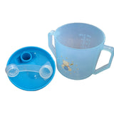 Double Handle Sippy Cup Blue 5 Ounce 150 ML Vintage 90s Bear Boy Infant Plastic