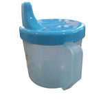 Double Handle Sippy Cup Blue 5 Ounce 150 ML Vintage 90s Bear Boy Infant Plastic