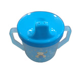 Double Handle Sippy Cup Blue 5 Ounce 150 ML Vintage 90s Bear Boy Infant Plastic