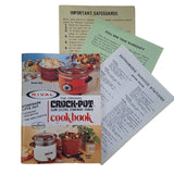 Rival Crock Pot Cook Book Electric Stoneware Pocket Size Vintage Recipes Care