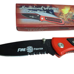 Homeland Heroes Frost Cutlery Knife 16654FF 4.5 Inch Closed Locking Tactical