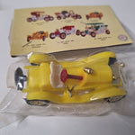 Old Fashioned Motor Car Vintage Toys In Package Wheels Plastic No A3076 Set of 6