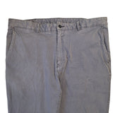 Cremieux Gray Pants Mens 36 x 32 Cotton Blend Pockets