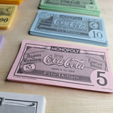 Coca Cola Coke Monopoly Money Dollar Crafts Replacements 2010 Board Game Pieces