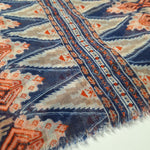 Infinite Scarf Aztec Pattern Rough Edge Lightweight