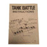 Milton Bradley Tank Battle Instruction Manual 1975 Assembly Army Game Vintage