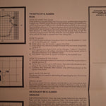 Milton Bradley Battle Tank Board Army Strategy Paper Grid 1975 Large Replacements