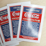 Monopoly Coke Coca Cola Deed Fact Cards Mortgage Property Replacement Truck Game