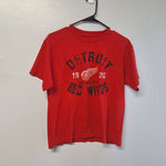 Red Wings Hockey Tee Shirt Youth Large Detroit Short Sleeve Michigan NHL Fan