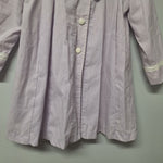 Casual Time Kids Girls Overcoat Purple Lightweight Size 6 Buttons Bow Collar