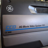 GE VHS CG9806 Camcorder Recorder HQ Movie Video System Battery Charger  Vintage