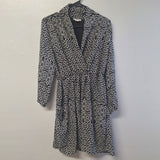 Bar III Dress Long Sleeve Lightweight Short Flowy Tie Waist Womens Large