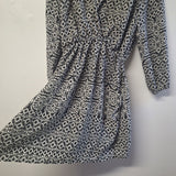 Bar III Dress Long Sleeve Lightweight Short Flowy Tie Waist Womens Large