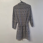 Bar III Dress Long Sleeve Lightweight Short Flowy Tie Waist Womens Large