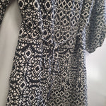 Bar III Dress Long Sleeve Lightweight Short Flowy Tie Waist Womens Large