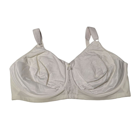 Jodee Surgical Bra Balanced Fit White 46F Plus Size