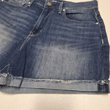 Levi Strauss Signature Shorts Denim High Rise Womens 10 30W Cuff Leg