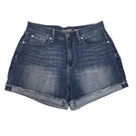 Levi Strauss Signature Shorts Denim High Rise Womens 10 30W Cuff Leg