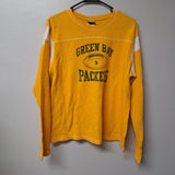 RDK Green Bay Packers Waffle Long Sleeve Shirt Boys Youth XL Yellow Green Football