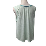 Old Navy Active Tank Top Green Love Gym Running Womens L Exercise Workout