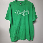 St Patricks Day Shenanigans Tee Shirt Green Irish Clover Comedy Club Unisex XL