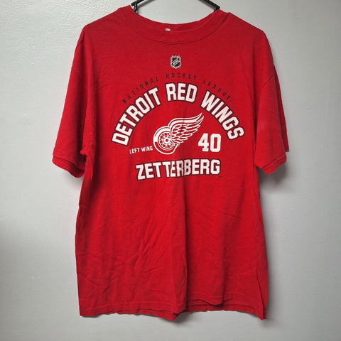 NHL Detroit Red Wings Hockey Zetterberg Detroit Michigan 40 Fan Mens Large