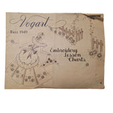 1949 Vogart Embroidery Lesson Chart Motif Stitch Catalog Boilfast Diagram Pattern