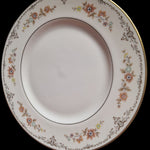 Gorham Long Meadow China Salad Plate Replacement 8.5 Inch Gold Flowers USA Round