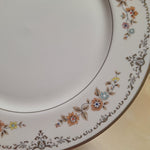 Gorham Long Meadow China Dinner Plate Replacement 10.5 Inch Gold Flowers USA Round