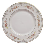 Gorham Long Meadow China Dinner Plate Replacement 10.5 Inch Gold Flowers USA Round