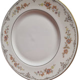 Gorham Long Meadow China Dinner Plate Replacement 10.5 Inch Gold Flowers USA Round