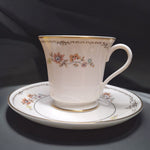 Gorham Long Meadow China Teacup Saucer Replacement 6.4 Inch Gold Flowers USA