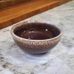 Hull Small Bowl 5 Inch Brown Drip Glaze Vintage USA Pottery Dessert Ice Cream