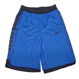 Nike Dri Fit Athletic Shorts Blue Black Tie Boys Youth XL Drawstring Basketball Gym