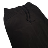 Black Jogger Pants Womens Medium Zipper Pockets Stretch Spandex Mix