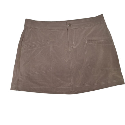 Prana Skort Womens 10 Athletic Tennis Zip Pockets Lightweight Sporty