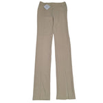 Adika Slit Bottom Panta Pull On Beige Tan Womens Medium Slim Stretch Polyester