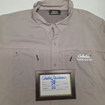 Cabelas Guidewear Shirt Button Down pockets Active Lightweight Fishing Mens 3XL