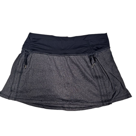 Lululemon Athletic Skort Gray Cynch Stretch Mini Sports Swim Tennis Womens 10