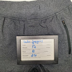 Lululemon Reflective Sweat Pants Jogger Gray Mens Small Zip Pockets Athletic