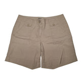 Talbots Khaki Shorts Women Size 4 Pockets Lightweight Casual Camp